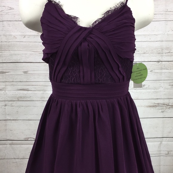 purple short dresses for juniors